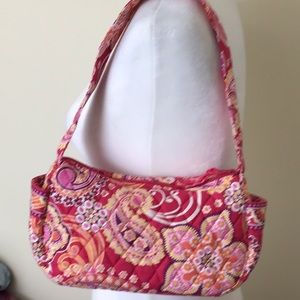 Vera. Bradley small bag wide strap clean inside used great condition